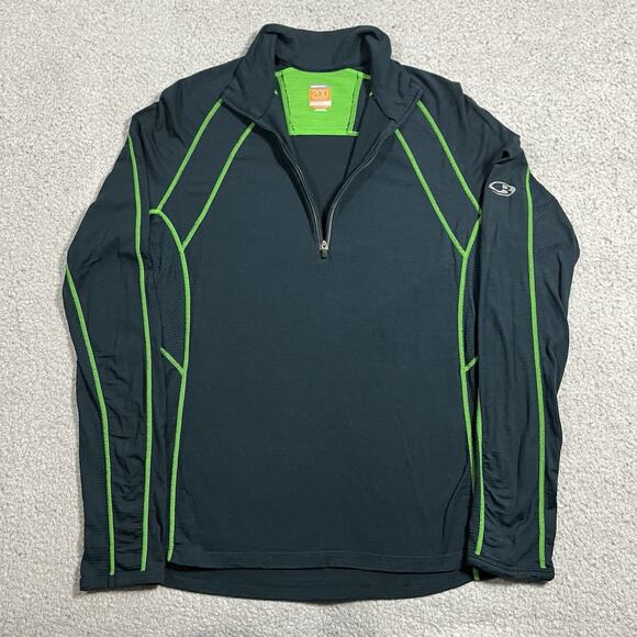 Icebreaker Other - Icebreaker GT Merino 1/4 Zip Pullover Men S 200 Merino Wool L Base Layer Outdoor